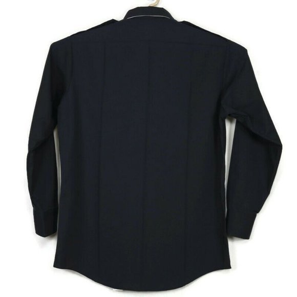 Horace Small‎ Police Deputy Uniform Shirt Blue 520NP Long Sleeve 15.5 34 - Picture 2 of 12